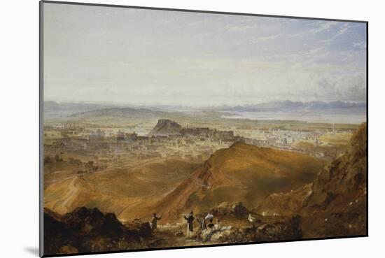 Edinburgh from Arthur's Seat-Williams Hugh William-Mounted Giclee Print