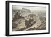 Edinburgh, from Calton Hill, from "A Voyage Around Great Britain Undertaken Between 1814 and 1825"-Thomas & William Daniell-Framed Giclee Print