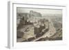 Edinburgh, from Calton Hill, from "A Voyage Around Great Britain Undertaken Between 1814 and 1825"-Thomas & William Daniell-Framed Giclee Print