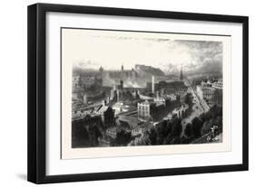 Edinburgh from Calton Hill, Scotland, UK-null-Framed Giclee Print