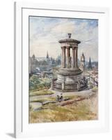 Edinburgh from Calton Hill-John Fulleylove-Framed Giclee Print