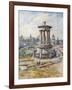 Edinburgh from Calton Hill-John Fulleylove-Framed Giclee Print