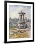 Edinburgh from Calton Hill-John Fulleylove-Framed Giclee Print