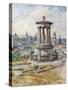 Edinburgh from Calton Hill-John Fulleylove-Stretched Canvas