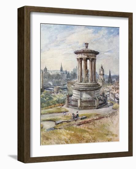 Edinburgh from Calton Hill-John Fulleylove-Framed Giclee Print