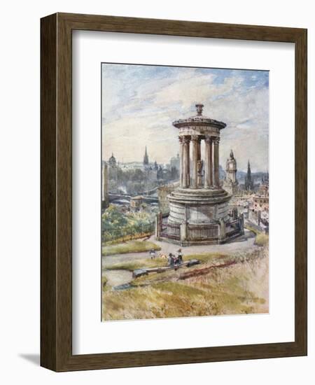 Edinburgh from Calton Hill-John Fulleylove-Framed Giclee Print