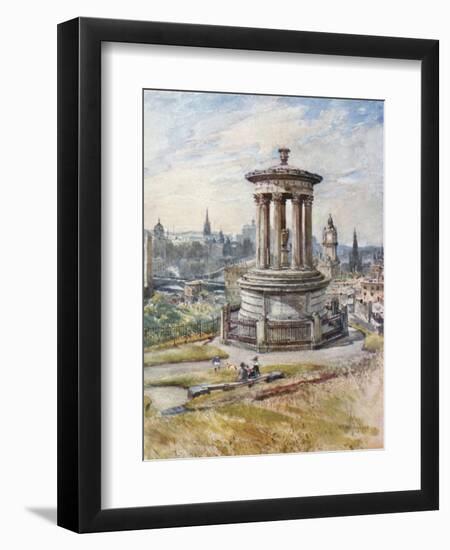 Edinburgh from Calton Hill-John Fulleylove-Framed Giclee Print