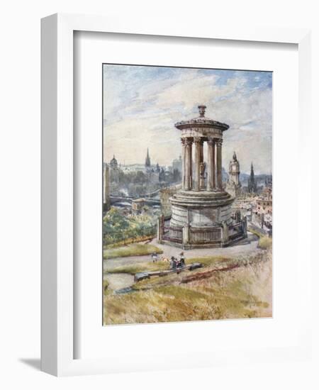 Edinburgh from Calton Hill-John Fulleylove-Framed Giclee Print