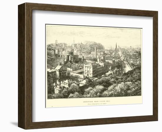 Edinburgh, from Calton Hill-null-Framed Giclee Print