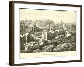 Edinburgh, from Calton Hill-null-Framed Giclee Print