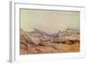 Edinburgh from Salisbury Crags, 1843 (Pencil & W/C on Paper)-William Callow-Framed Giclee Print