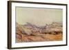 Edinburgh from Salisbury Crags, 1843 (Pencil & W/C on Paper)-William Callow-Framed Giclee Print