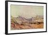 Edinburgh from Salisbury Crags, 1843 (Pencil & W/C on Paper)-William Callow-Framed Giclee Print