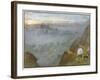 Edinburgh from Salisbury Crags, 1917-Albert Goodwin-Framed Giclee Print