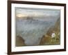 Edinburgh from Salisbury Crags, 1917-Albert Goodwin-Framed Giclee Print