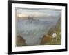 Edinburgh from Salisbury Crags, 1917-Albert Goodwin-Framed Giclee Print