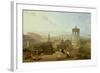 Edinburgh from the Calton Hill View Looking West, 1863-David Roberts-Framed Giclee Print