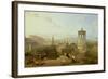 Edinburgh from the Calton Hill View Looking West, 1863-David Roberts-Framed Giclee Print