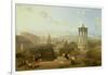 Edinburgh from the Calton Hill View Looking West, 1863-David Roberts-Framed Giclee Print