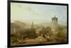 Edinburgh from the Calton Hill View Looking West, 1863-David Roberts-Framed Giclee Print