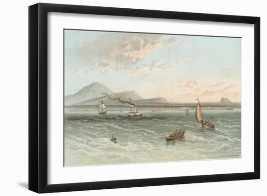 Edinburgh from the Firth of Forth-English School-Framed Giclee Print