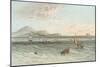 Edinburgh from the Firth of Forth-English School-Mounted Giclee Print