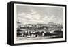 Edinburgh from Warriston Cemetery 1843-null-Framed Stretched Canvas