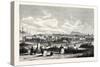 Edinburgh from Warriston Cemetery 1843-null-Stretched Canvas