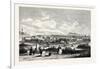 Edinburgh from Warriston Cemetery 1843-null-Framed Giclee Print