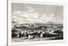 Edinburgh from Warriston Cemetery 1843-null-Stretched Canvas