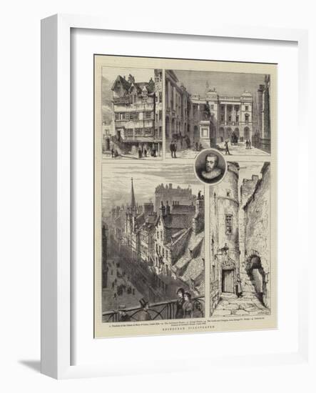 Edinburgh Illustrated-Henry William Brewer-Framed Giclee Print