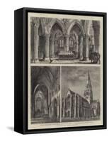Edinburgh Illustrated-Henry William Brewer-Framed Stretched Canvas