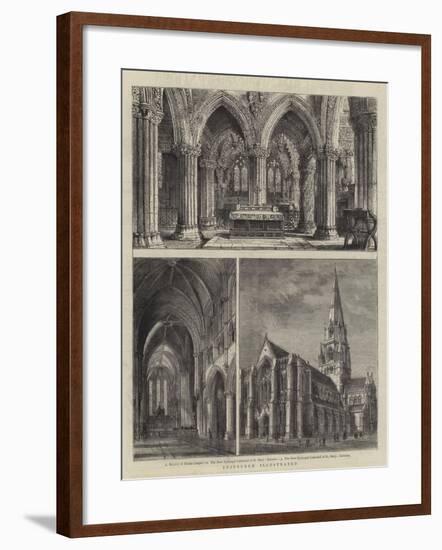 Edinburgh Illustrated-Henry William Brewer-Framed Giclee Print