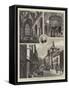 Edinburgh Illustrated-null-Framed Stretched Canvas