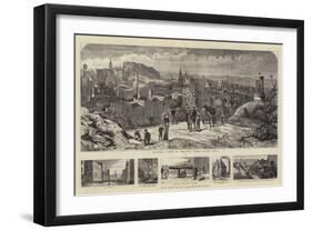 Edinburgh Illustrated-null-Framed Giclee Print