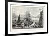 Edinburgh: Leith Pier and Harbour 1798-null-Framed Giclee Print