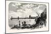 Edinburgh: Leith Pier from the West 1775-null-Mounted Giclee Print