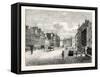 Edinburgh: Leith Walk from Gayfield Square Looking South-null-Framed Stretched Canvas