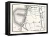 Edinburgh: Map of Granton and Neighbourhood-null-Framed Stretched Canvas