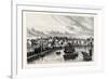 Edinburgh: Newhaven from the Pier-null-Framed Giclee Print