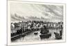 Edinburgh: Newhaven from the Pier-null-Mounted Giclee Print