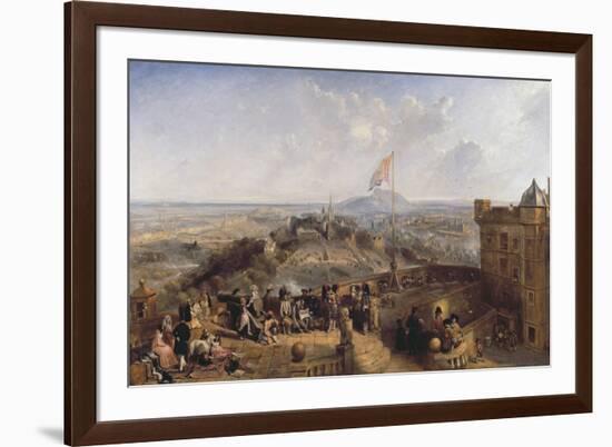 Edinburgh Old and New (Panel)-David Octavius Hill-Framed Giclee Print