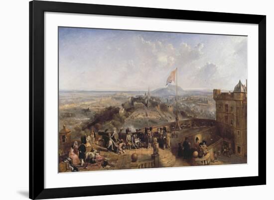 Edinburgh Old and New (Panel)-David Octavius Hill-Framed Giclee Print