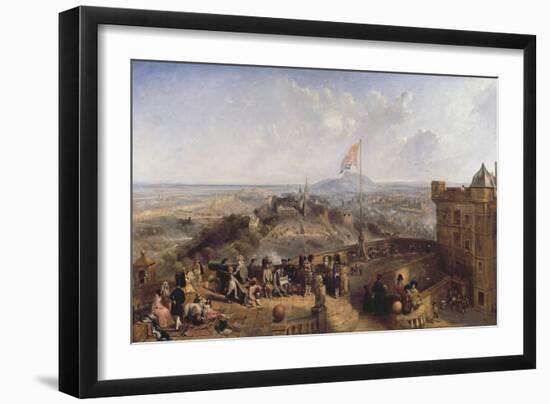 Edinburgh Old and New (Panel)-David Octavius Hill-Framed Giclee Print