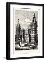 Edinburgh: Old Entrance to Royston (Now Caroline Park) 1851-null-Framed Giclee Print