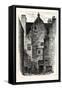 Edinburgh: Old House in Water's Close 1879 Leith-null-Framed Stretched Canvas