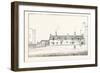 Edinburgh: Part of the Buildings of the South Side of the Quadrangle of the Old University-null-Framed Giclee Print