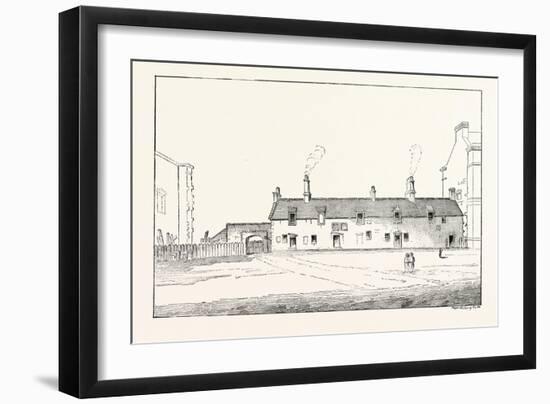 Edinburgh: Part of the Buildings of the South Side of the Quadrangle of the Old University-null-Framed Giclee Print