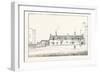 Edinburgh: Part of the Buildings of the South Side of the Quadrangle of the Old University-null-Framed Giclee Print