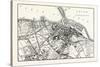 Edinburgh: Plan of Leith 1883-null-Stretched Canvas